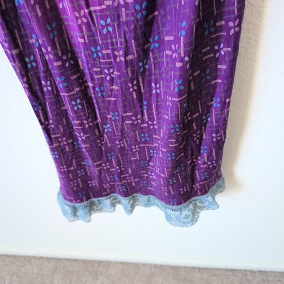 VTG Y2K Diane von Furstenberg Dress Womens 6 100% Silk Pink Babydoll Indie Fairy - Picture 8 of 10